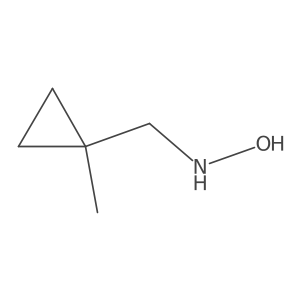 N-[(1-methylcyclopropyl)methyl]hydroxylamine结构式