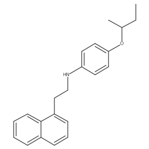 N-[4-(Sec-butoxy)phenyl]-N-[2-(1-naphthyl)ethyl]-amine Structure