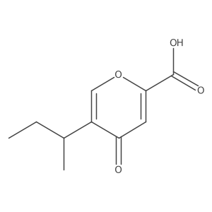 5-Butan-2-yl-4-oxopyran-2-carboxylic acid结构式
