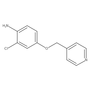 2-Chloro-4-(4-pyridinylmethoxy)benzenamine Structure