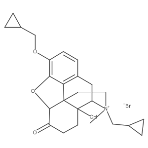 N-Methyl-O-methylcyclopropyl-Naltrexone Bromide结构式