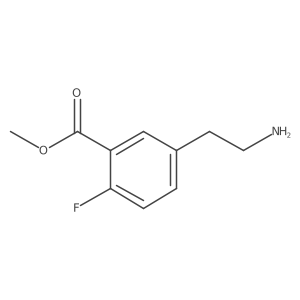 Methyl 5-(2-aminoethyl)-2-fluorobenzoate Structure
