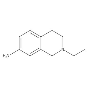 7-Amino-2-ethyl-1,2,3,4-tetrahydroisoquinoline结构式