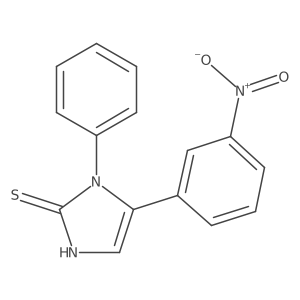 5-(3-nitrophenyl)-1-phenyl-1H-imidazole-2-thiol Structure