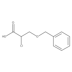 2-Chloro-3-benzyloxypropionic acid结构式
