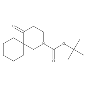 Tert-butyl 5-oxo-2-azaspiro[5.5]undecane-2-carboxylate结构式