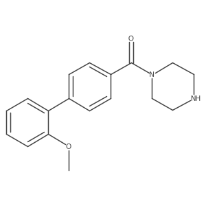 (2a(2)-Methoxy[1,1a(2)-biphenyl]-4-yl)-1-piperazinylmethanone结构式
