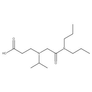 N-[2-(Dipropylamino)-2-oxoethyl]-N-(1-methylethyl)-I(2)-alanine Structure