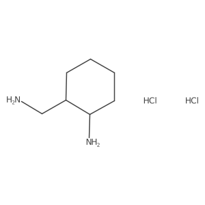 2-(Aminomethyl)cyclohexan-1-amine dihydrochloride结构式