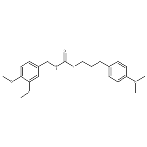 COc1ccc(CNC(=O)NCCCc2ccc(N(C)C)cc2)cc1OC结构式