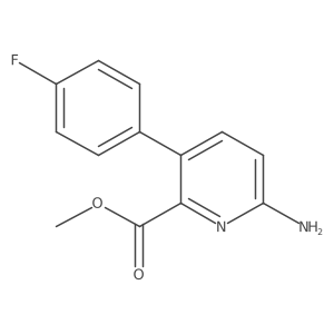 Methyl 6-amino-3-(4-fluorophenyl)pyridine-2-carboxylate Structure