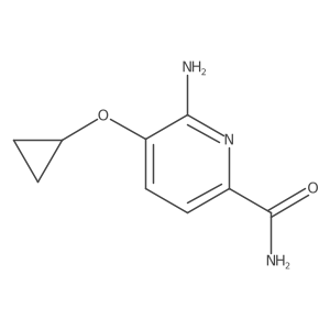 6-Amino-5-cyclopropoxypicolinamide Structure