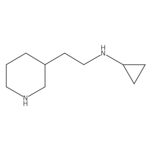 N-(2-(piperidin-3-yl)ethyl)cyclopropanamine Structure