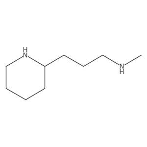 N-methyl-3-(piperidin-2-yl)propan-1-amine结构式