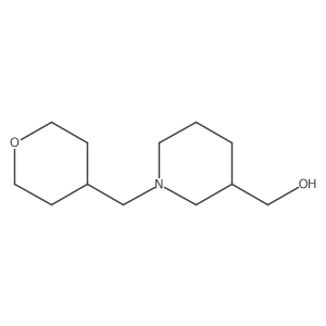 {1-[(Oxan-4-yl)methyl]piperidin-3-yl}methanol结构式