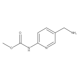 methylN-[5-(aminomethyl)pyridin-2-yl]carbamate Structure