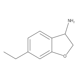 (3R)-6-Ethyl-2,3-dihydrobenzo[B]furan-3-ylamine结构式