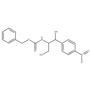 benzyl N-[(1R,2R)-1,3-dihydroxy-1-(4-nitrophenyl)propan-2-yl]carbamate结构式