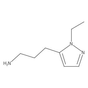 3-(1-Ethyl-1h-pyrazol-5-yl)propan-1-amine Structure