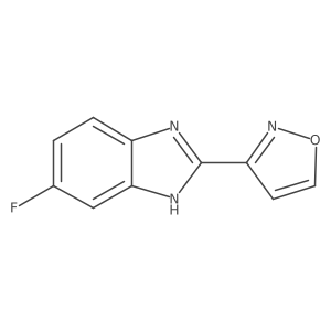5-fluoro-2-(1,2-oxazol-3-yl)-1H-1,3-benzodiazole结构式