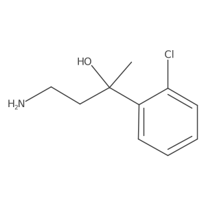 4-Amino-2-(2-chlorophenyl)butan-2-ol结构式