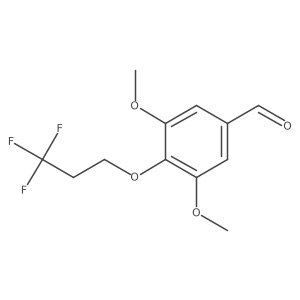 3,5-Dimethoxy-4-(3,3,3-trifluoropropoxy)benzaldehyde结构式