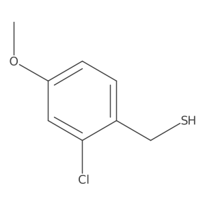 2-Chloro-4-methoxybenzyl mercaptan Structure