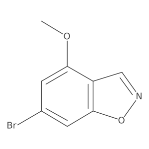 6-Bromo-4-methoxybenzo[d]isoxazole结构式