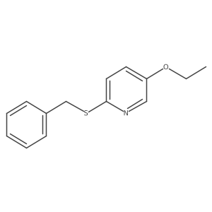 2-(Benzylthio)-5-ethoxypyridine Structure