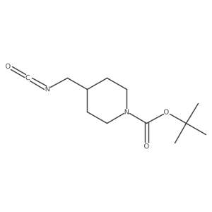 Tert-butyl 4-(isocyanatomethyl)piperidine-1-carboxylate结构式
