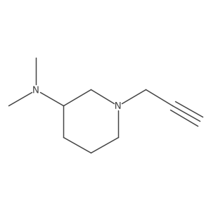 N,N-dimethyl-1-(prop-2-yn-1-yl)piperidin-3-amine结构式