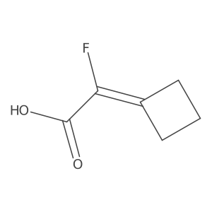 2-Cyclobutylidene-2-fluoroacetic acid结构式