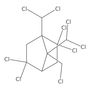 2,2,5,5,8,9,9,10,10-Nonachlorobornane结构式