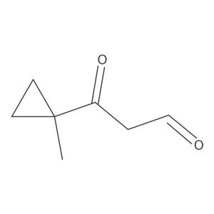 3-(1-Methylcyclopropyl)-3-oxopropanal结构式