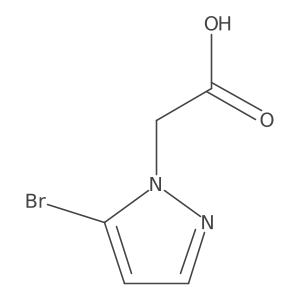 2-(5-bromo-1H-pyrazol-1-yl)acetic acid Structure