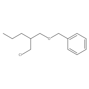 ({[2-(Chloromethyl)pentyl]oxy}methyl)benzene Structure