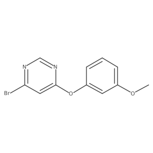 4-Bromo-6-(3-methoxyphenoxy)pyrimidine Structure