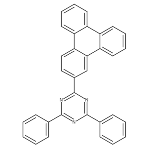 2,4-Diphenyl-6-(2-triphenylenyl)-1,3,5-triazine Structure