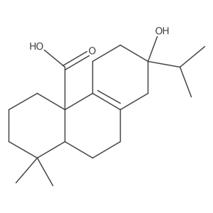 (4aR,7R,10aS)-1,3,4,5,6,7,8,9,10,10a-Decahydro-7-hydroxy-1,1-dimethyl-7-(1-methylethyl)-4a(2H)-phenanthrenecarboxylic acid Structure