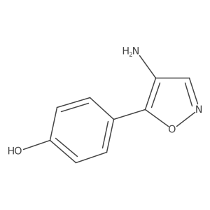 4-(4-Amino-1,2-oxazol-5-yl)phenol Structure