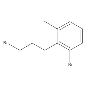 1-Bromo-2-(3-bromopropyl)-3-fluorobenzene结构式