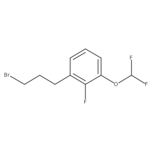 1-(3-Bromopropyl)-3-(difluoromethoxy)-2-fluorobenzene Structure
