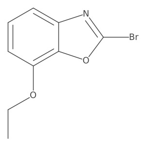 2-Bromo-7-ethoxybenzo[d]oxazole结构式
