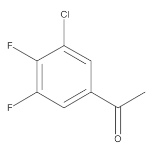 1-(3-Chloro-4,5-difluorophenyl)ethanone Structure