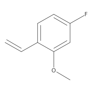 1-Ethenyl-4-fluoro-2-methoxybenzene结构式