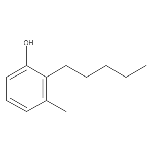 o-n-Amyl-m-cresol结构式