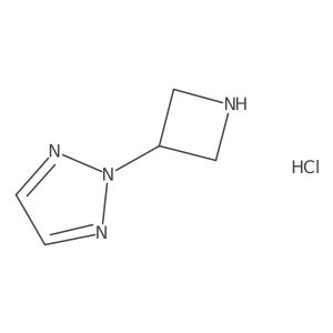 2-(azetidin-3-yl)-2H-1,2,3-triazole hydrochloride结构式