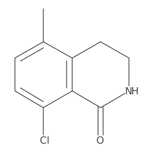 8-chloro-5-methyl-3,4-dihydroisoquinolin-1(2H)-one Structure