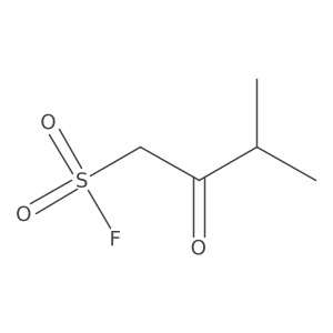 3-Methyl-2-oxobutane-1-sulfonyl fluoride结构式
