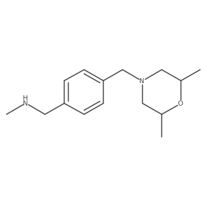 [(4-{[(2R,6S)-2,6-dimethylmorpholin-4-yl]methyl}phenyl)methyl](methyl)amine Structure